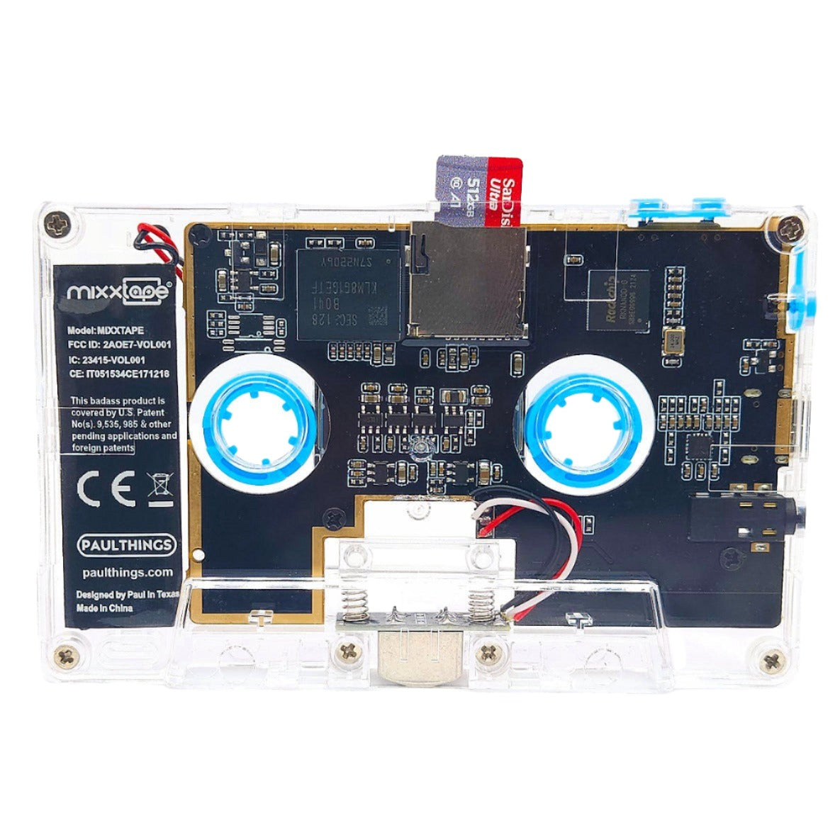 Mixxtape, a groundbreaking fusion of nostalgia and innovation in the world of music. Its retro-inspired design houses a high-resolution touch display, Bluetooth connectivity, and a USB Type-C port for charging and data transfer. The device boasts features such as high-resolution audio playback, a headphone jack, and support for additional memory via microSD card. What sets Mixxtape apart is its ability to play as an actual cassette tape, providing a tangible connection to music and artists.