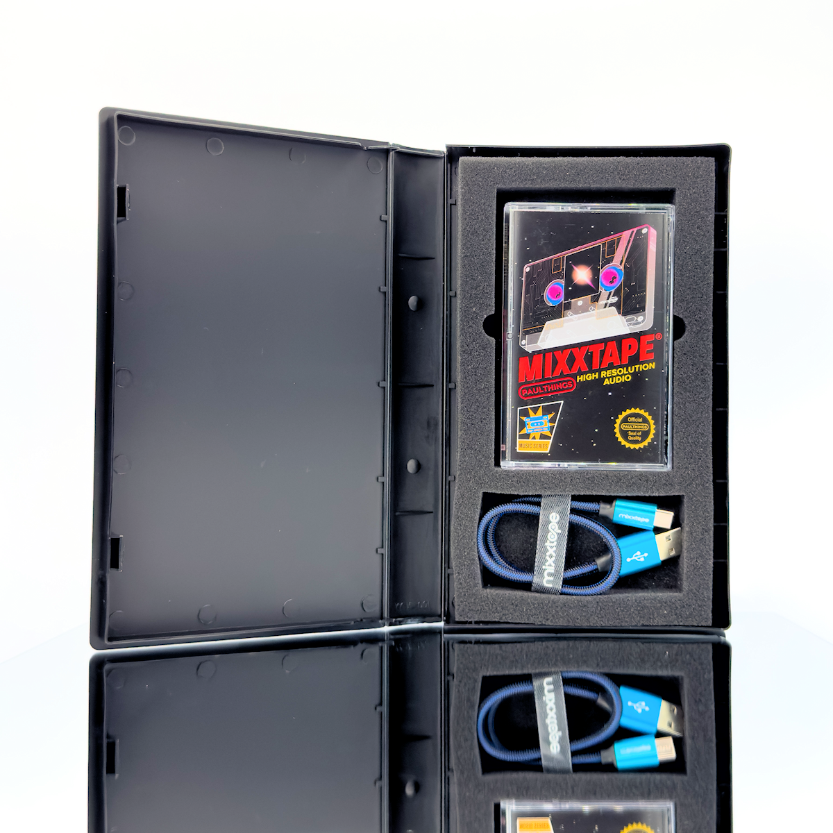 Mixxtape: High-Resolution Audio Player in Classic Cassette Design - Ideal for Audiophiles and Retro Music Enthusiasts