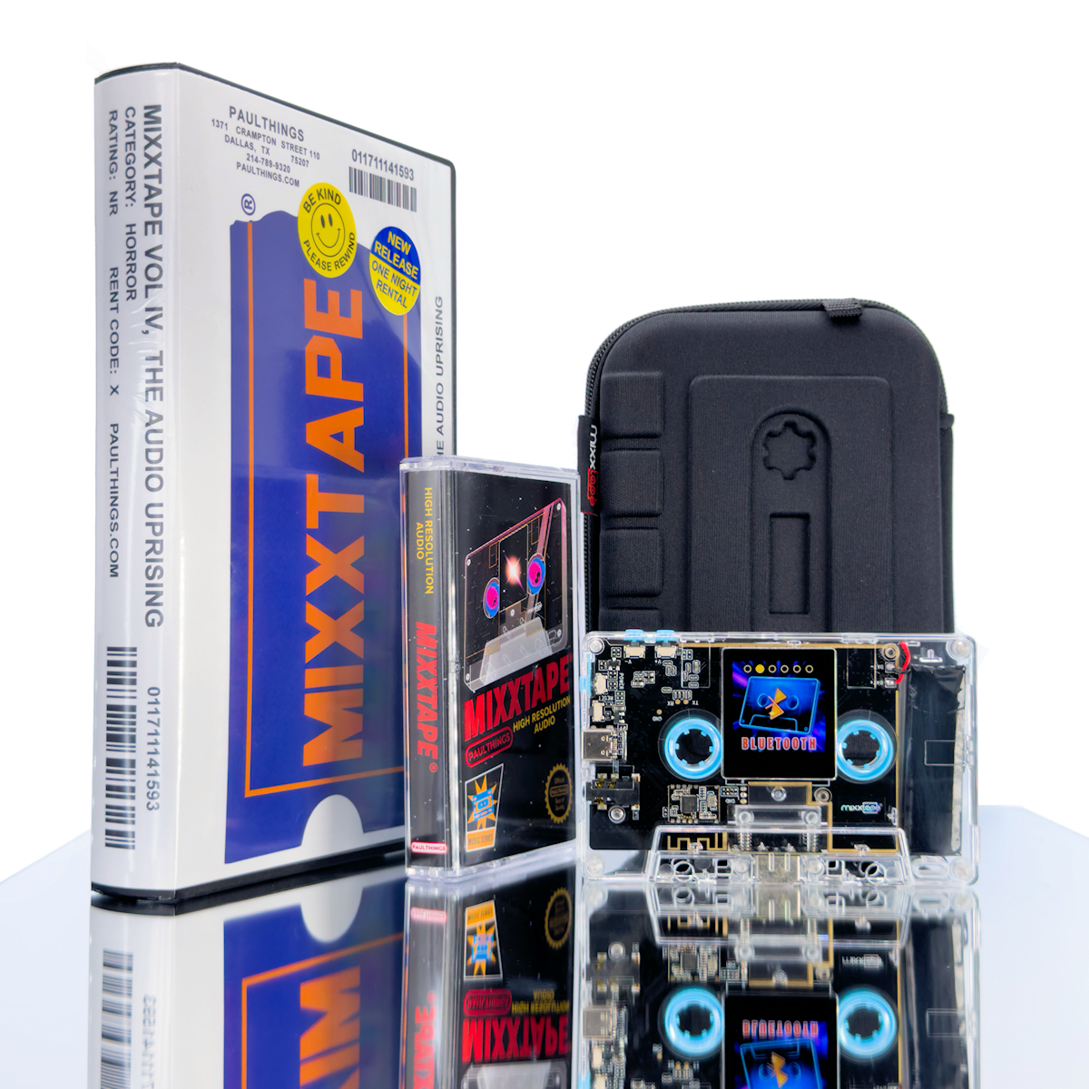 Mixxtape: High-Resolution Audio Player in Classic Cassette Design - Ideal for Audiophiles and Retro Music Enthusiasts